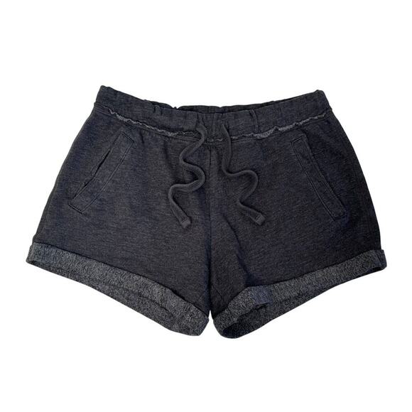 Victoria’s Secret PINK University Logo Athletic Lounge Gray Sweat Shorts Sz SP - Picture 3 of 9